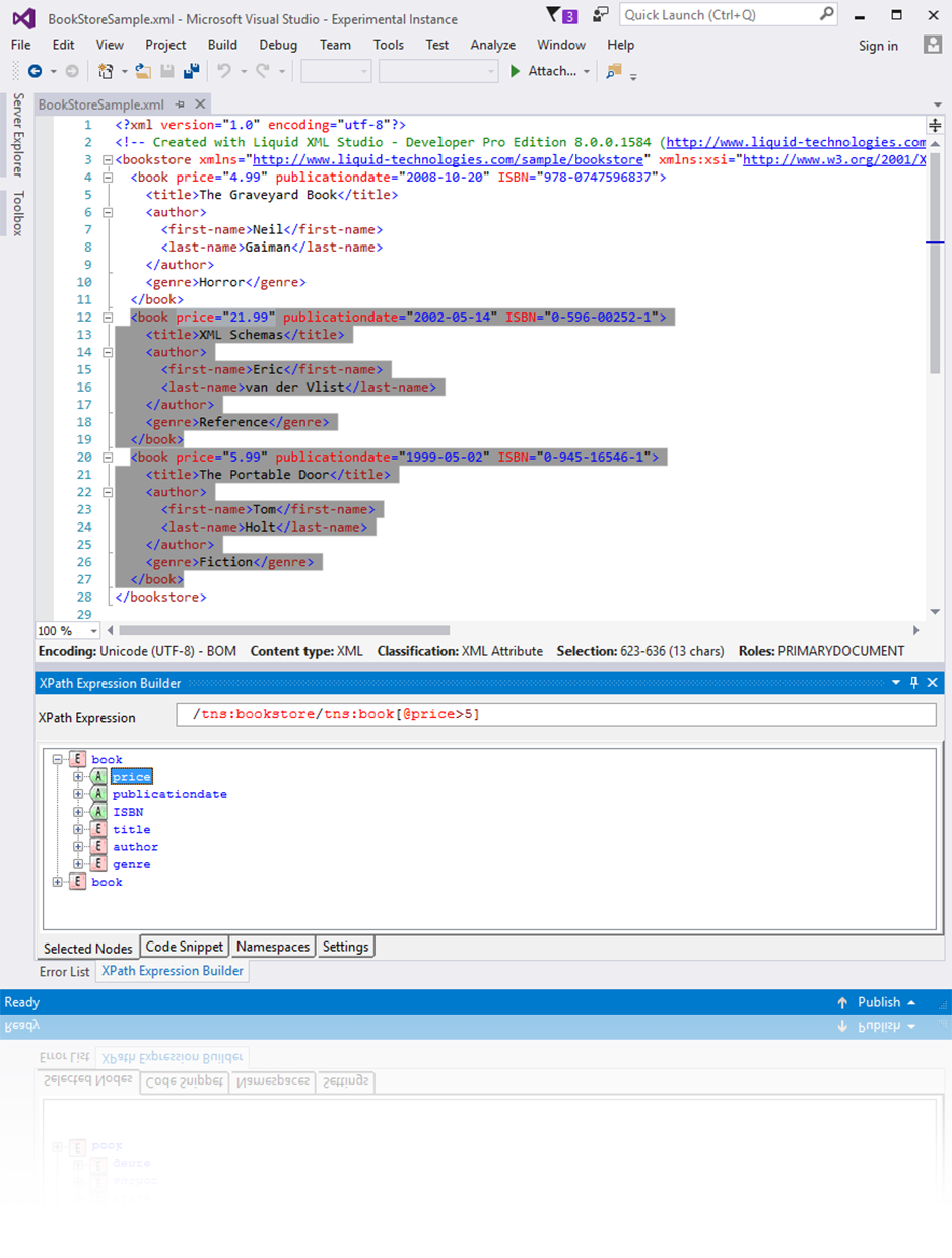 XPath Builder/Visualizer for Visual Studio