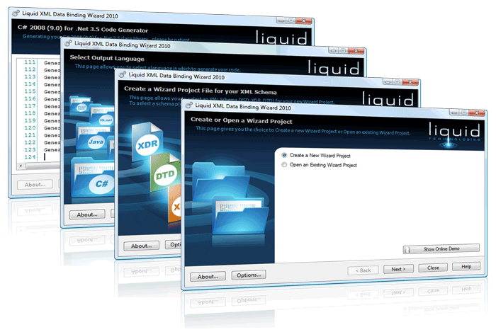 Liquid XML Data Binder 8.0.1 screenshot