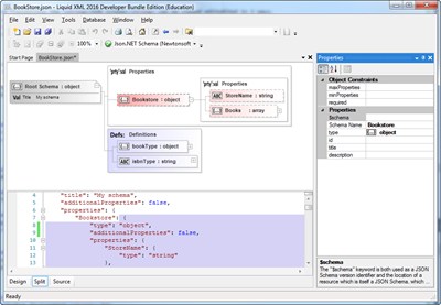 Graphical JSON Schema Editor