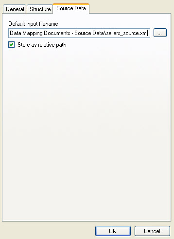 Source Data Properties