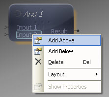 Right-Click Menu for Inputs