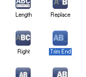 String Trim End Component