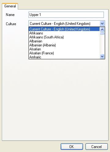 Choosing a Language for the Upper Function