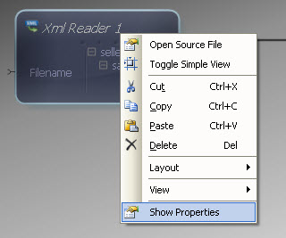 XML Reader Properties
