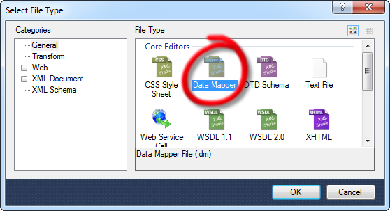 Create New Data Mapper Files