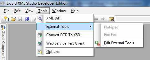 External Tools Menus